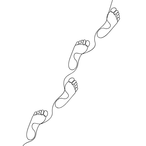 footsteps